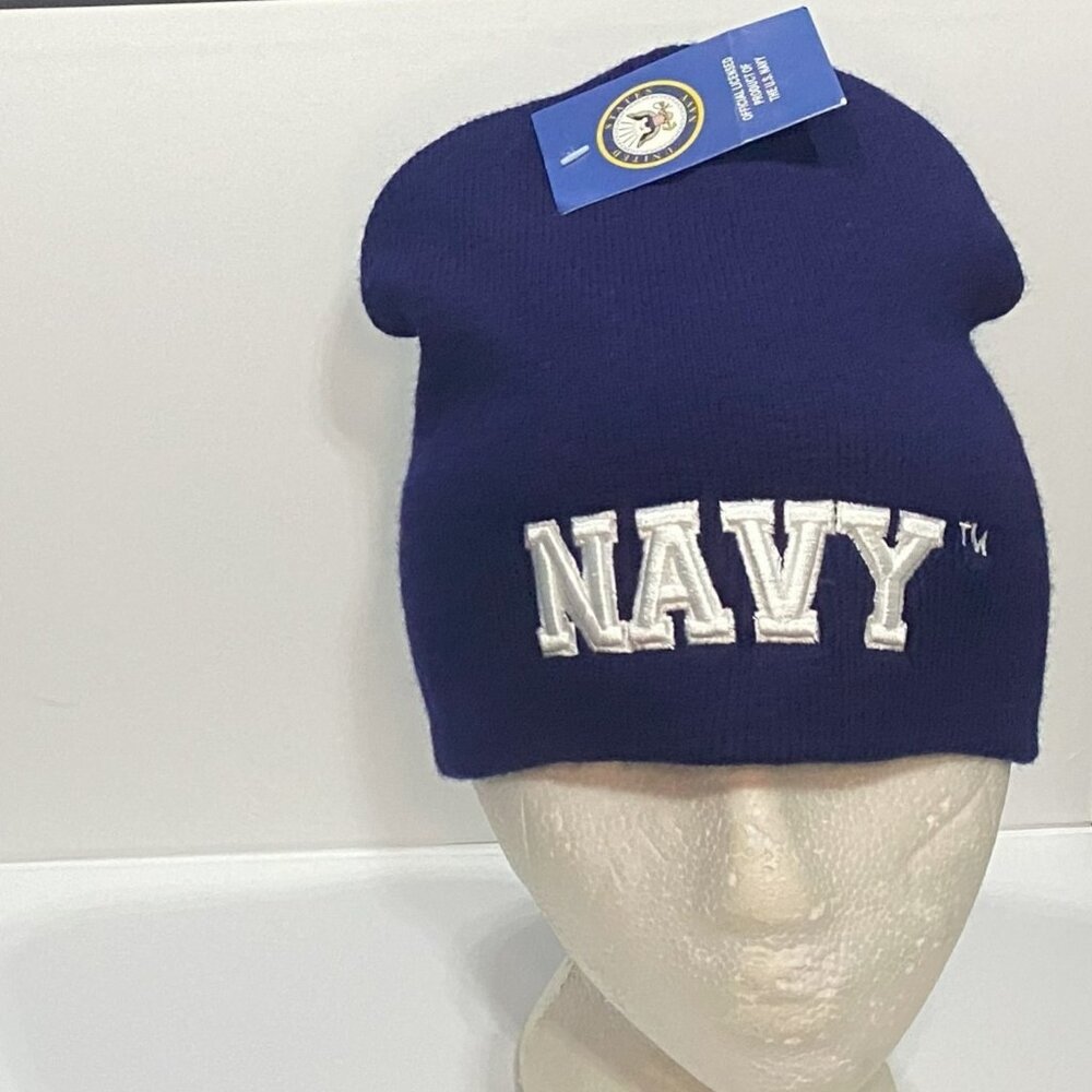 New Navy Short Beanie